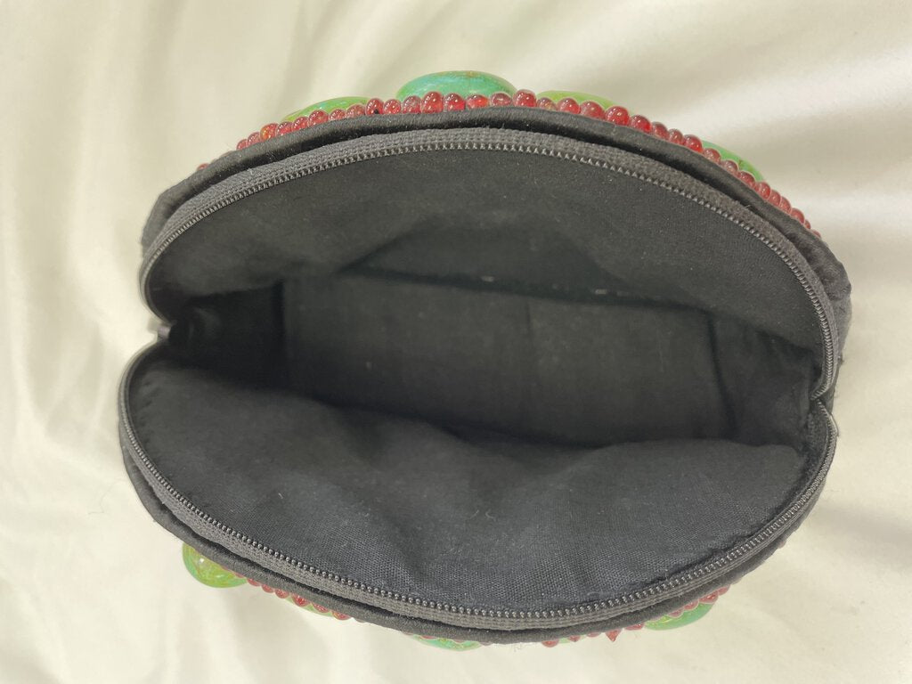 ANTIQUE TIBETAN TURQUOISE PURSE