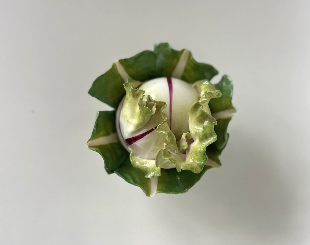 DIDIER GARDILLOU PORCELAIN RADDISH FORM BOX