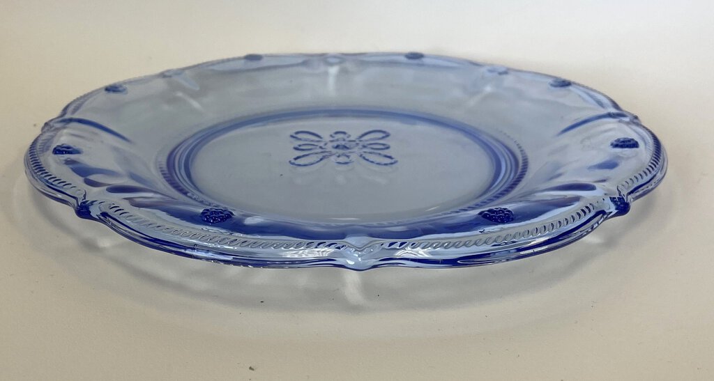 RARE JULISKA COLETTE BLUE 9 IN PLATES SET OF 6