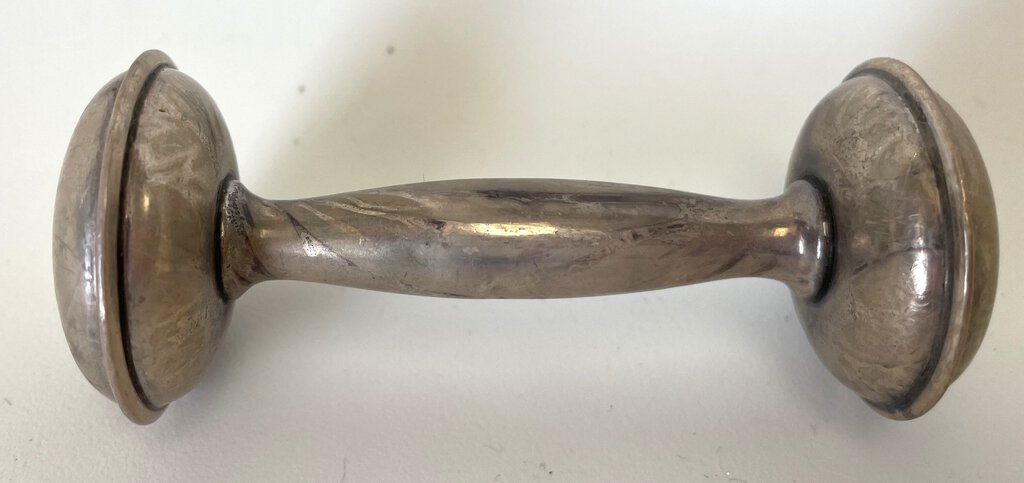 LUNTZ STERLING SILVER BABY RATTLE