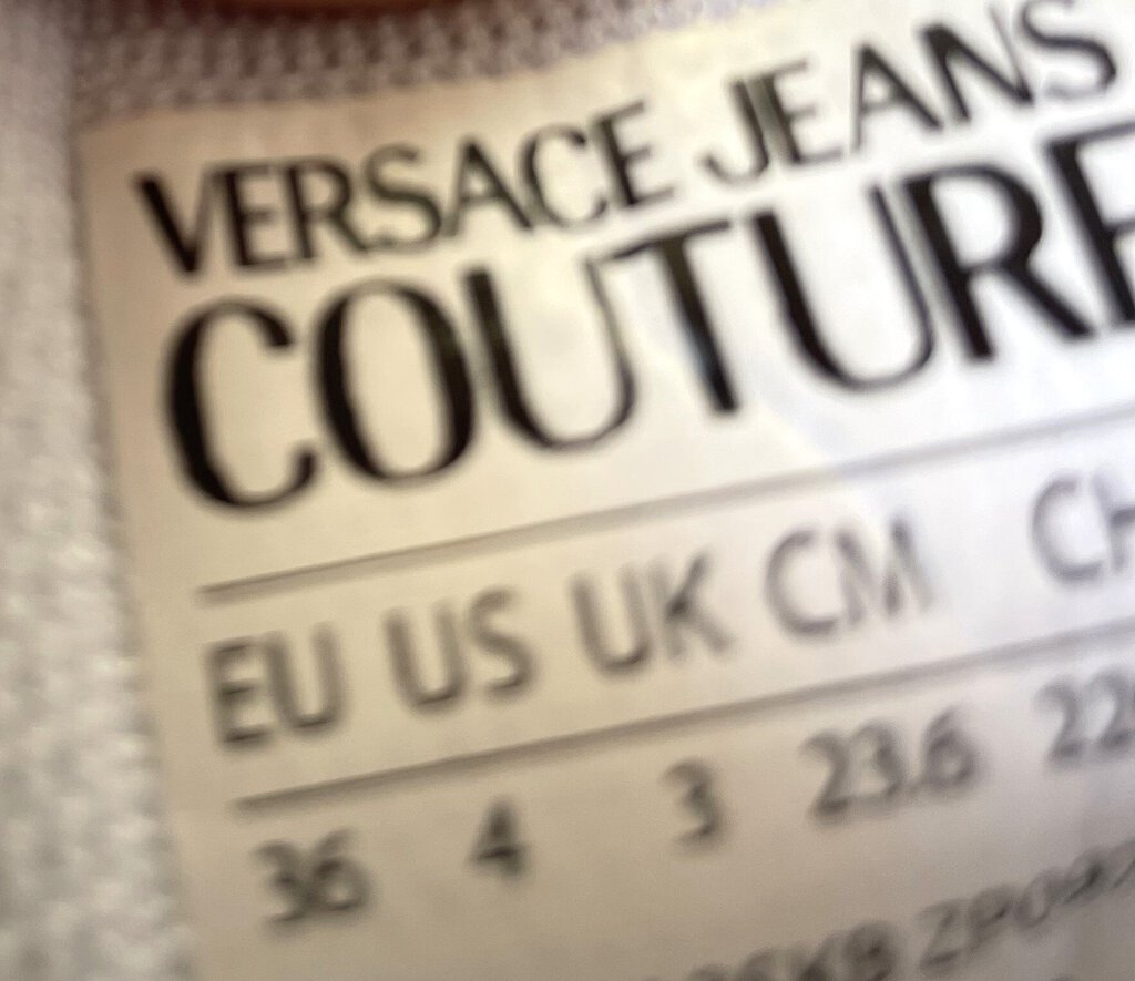 VERSACE SNEAKERS US 4 EU 36