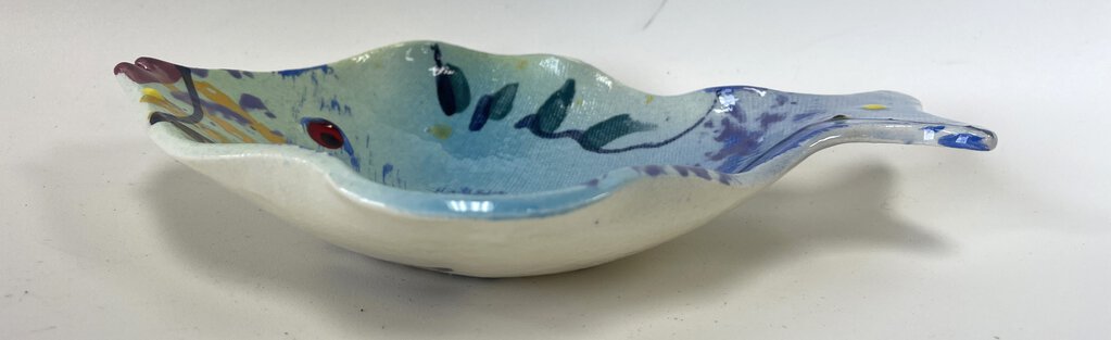 NAPLES ARTIST HAND PAINTED FISH DISH