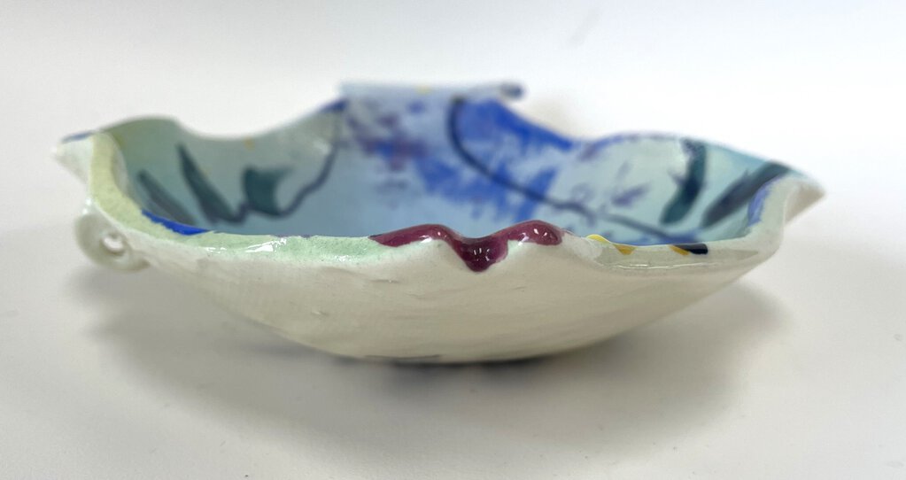 NAPLES ARTIST HAND PAINTED FISH DISH