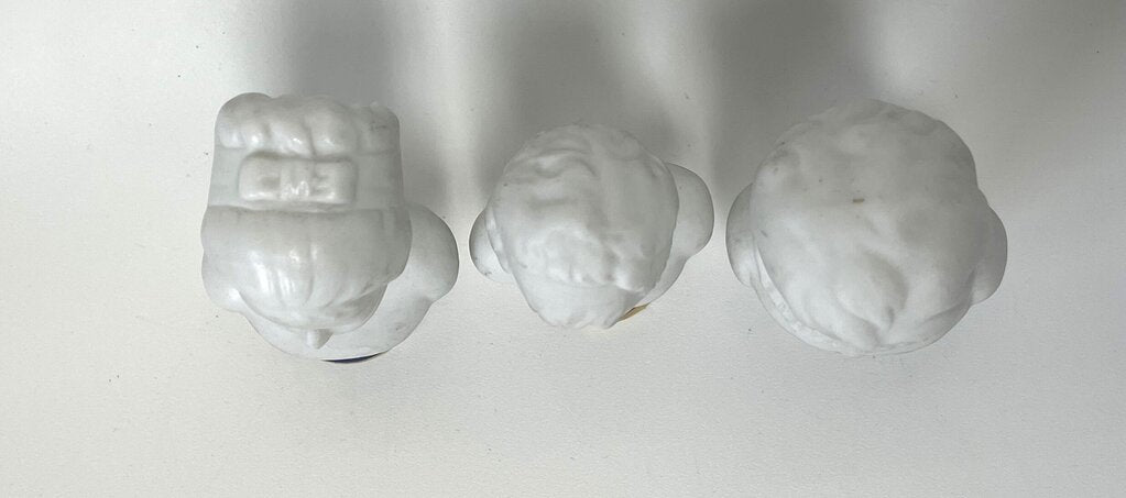 SMALL BISCUIT BUST SET OF 3