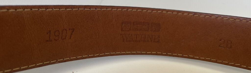 WATHNE BELT SET OF 5 WITH VINTAGE RALPH LAUREN BUCKLE