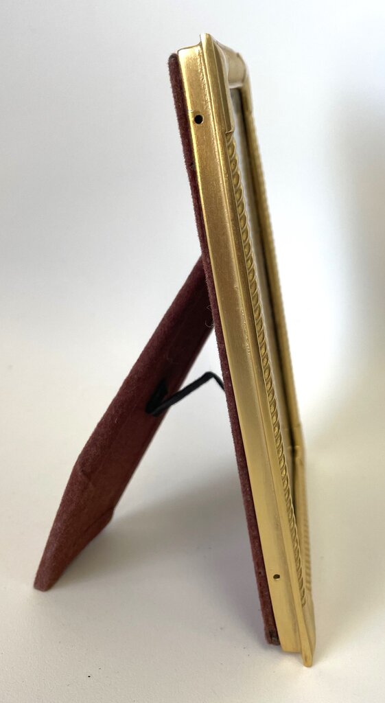 VINTAGE 4X6 ELIAS 18KT ELECTROPLATED FRAME