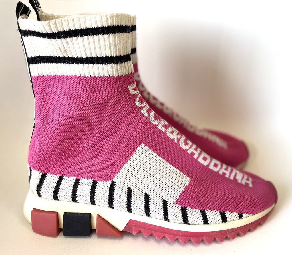 DOLCE AND GABBANA SOCK SNEAKERS SZ. 8