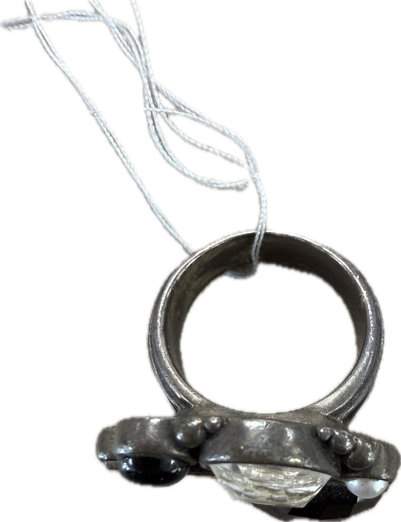 ECHO OF A DREAMER 925 MULTI STONE RING SIZE 5