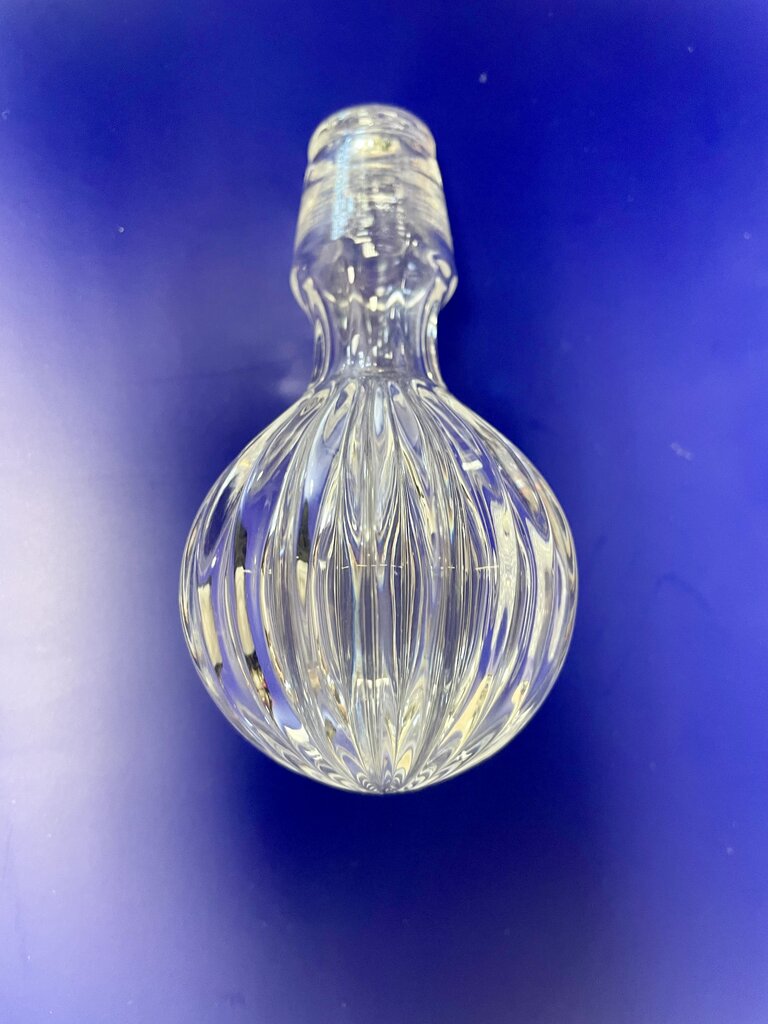 CUT LEAD CRYSTAL SHIPS DECANTER 12" 7"
