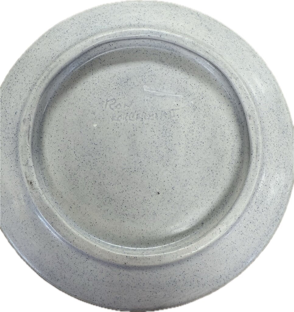 CERAMIC DOME CHEESE TRAY WITH GRAPES AND VINES
