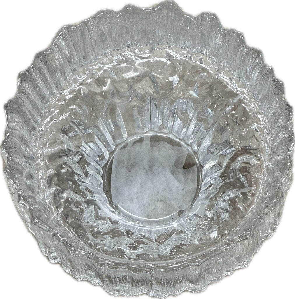 VINTAGE IITTALA FINLAND GLASS BOWL/TEALIGHT HOLDER