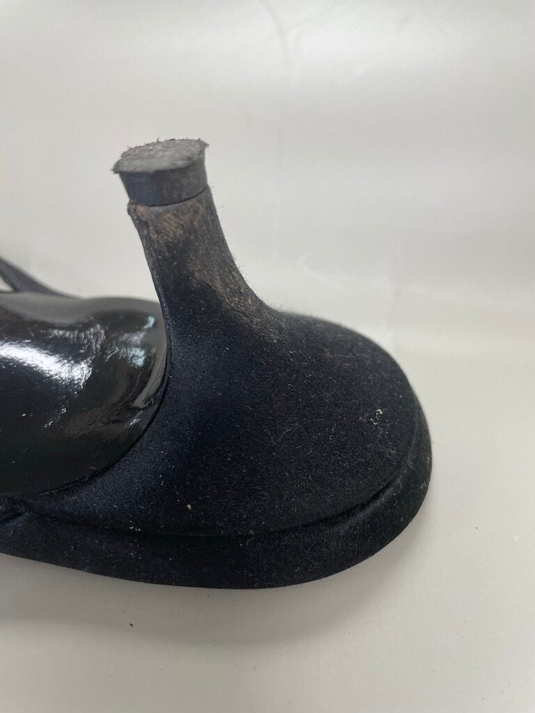 VERSACE CRYSTAL KITTEN HEEL