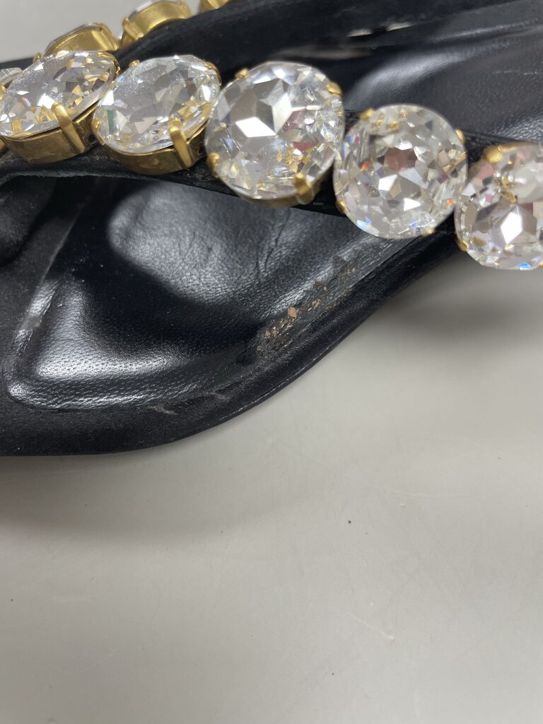 VERSACE CRYSTAL KITTEN HEEL