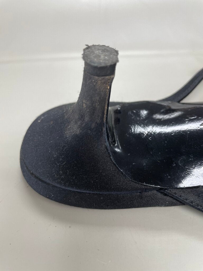 VERSACE CRYSTAL KITTEN HEEL