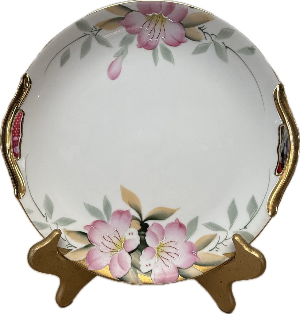 AZALEA HANDLED CAKE PLATE