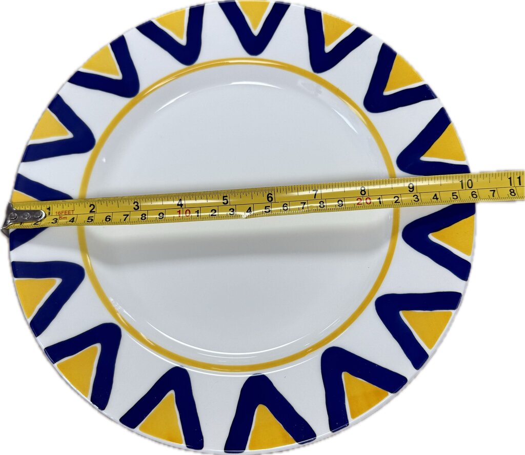 CERAMICA QUADRIFOGLIO DINNER PLATES SET OF 8
