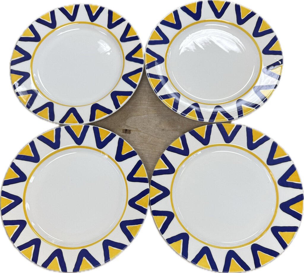 CERAMICA QUADRIFOGLIO DINNER PLATES SET OF 8