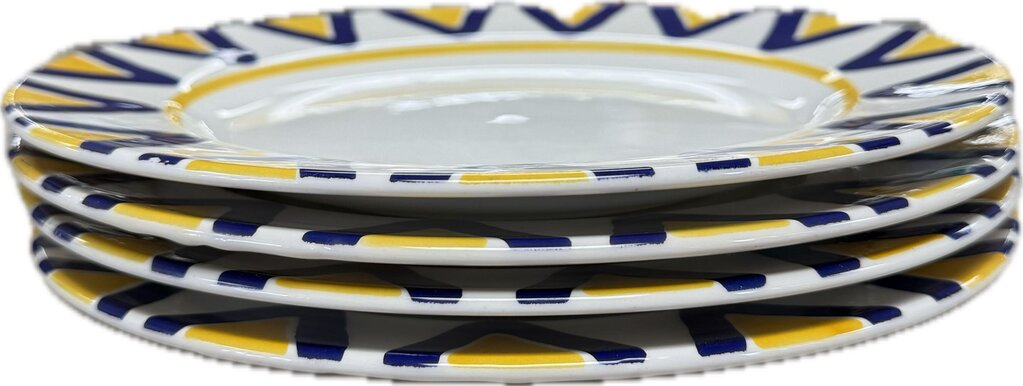 CERAMICA QUADRIFOGLIO DINNER PLATES SET OF 8