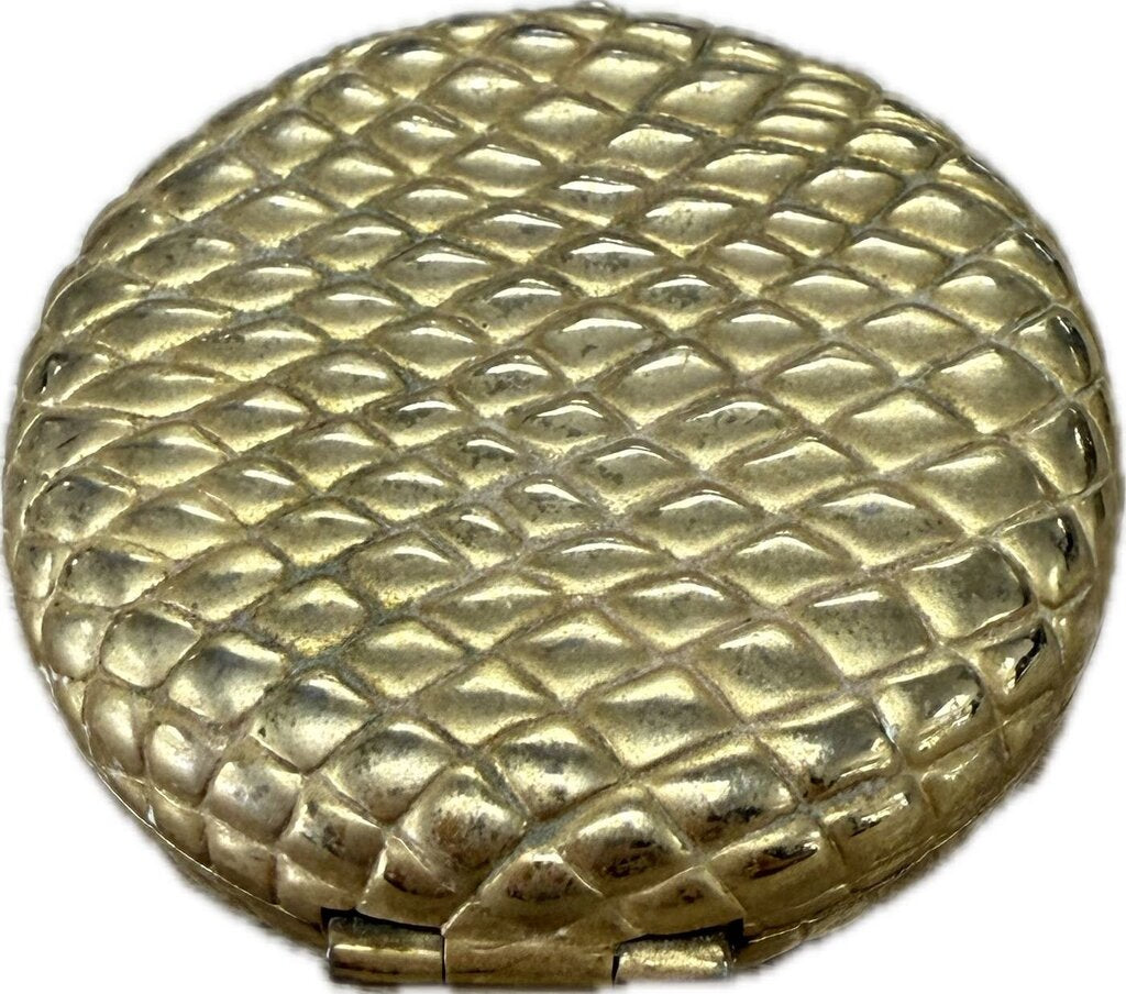 VINTAGE ESTEE LAUDER GOLDEN LIZARD COMPACT