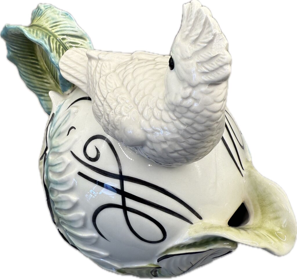 FRITZ AND FLOYD COCKATOO TEAPOT