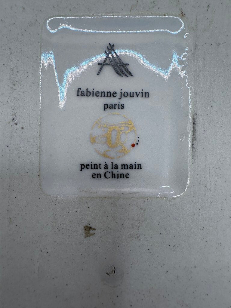 RARE FABIENNE JOUVIN PARIS PORCELAIN TRINKET DISH