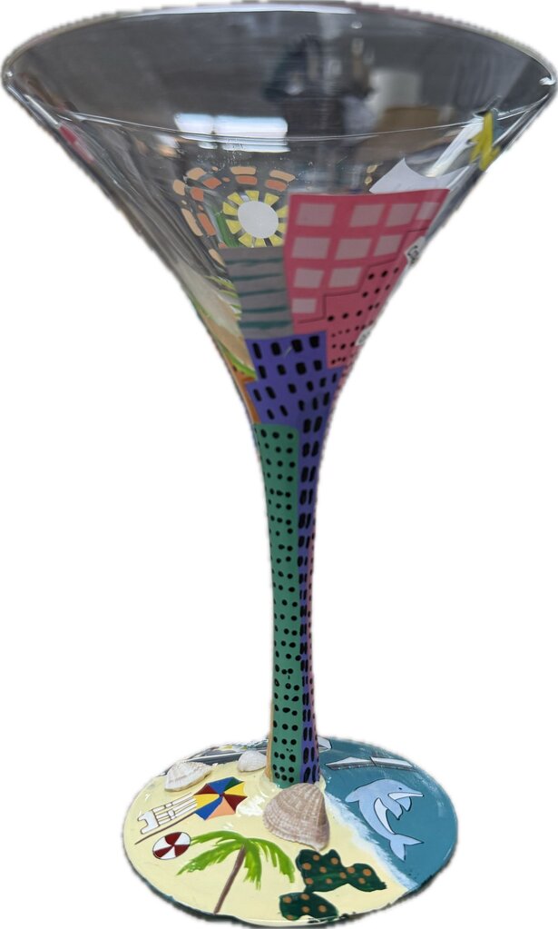 LOLITA MIAMI MARTINI GLASS