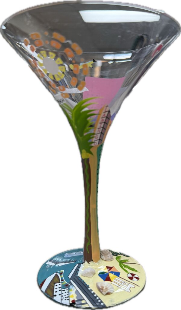 LOLITA MIAMI MARTINI GLASS