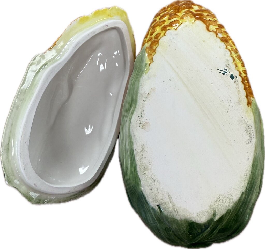 LIDDED CORN DISH