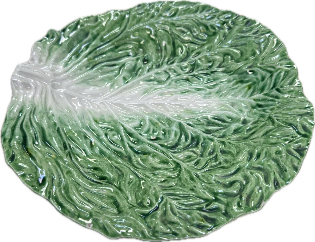MADE IN JAPAN CABBAGE LEAF SERVING BOWL