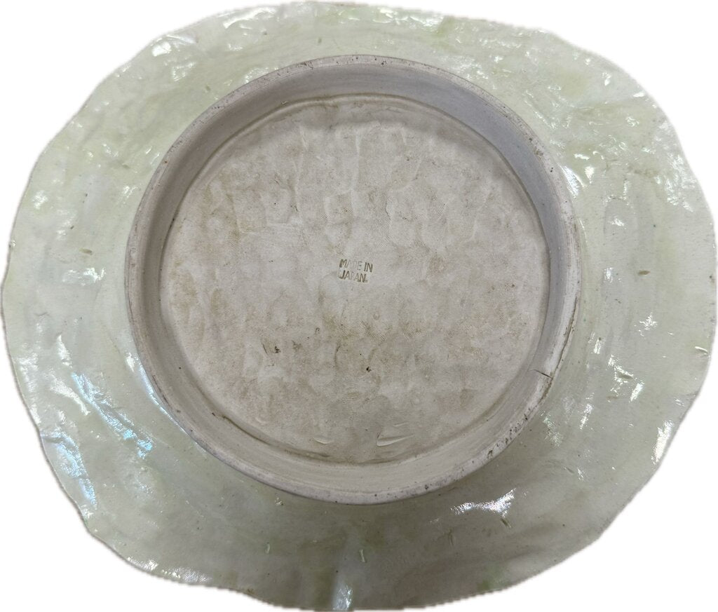 MADE IN JAPAN CABBAGE LEAF SERVING BOWL