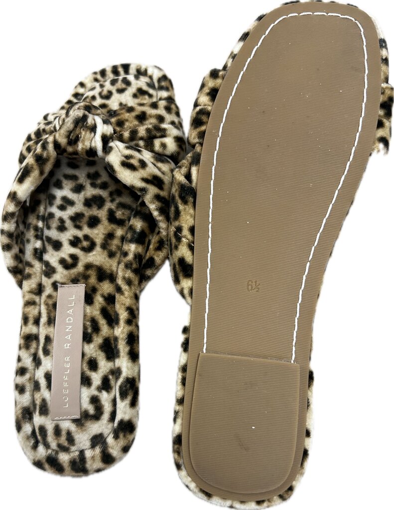 NEW LOEFFLER RANDEL VELVET SLIDES SIZE 6.5