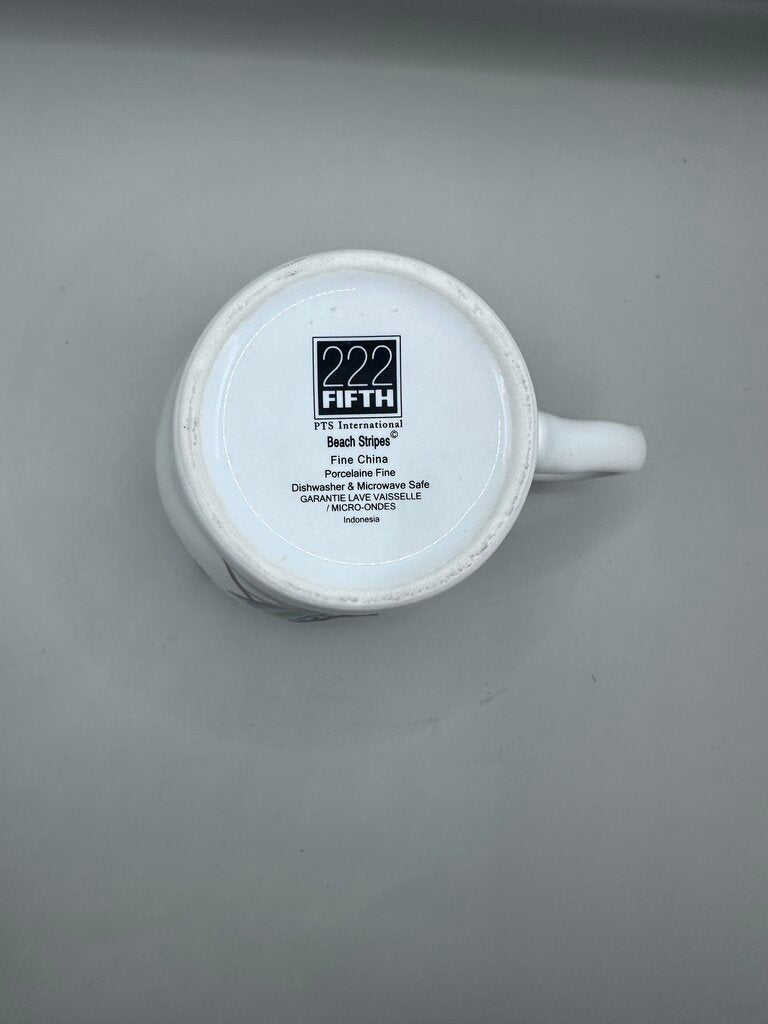 222 FIFTH BEACH MUGS SET OF 2