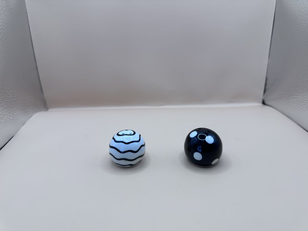 MODERN BERRYWAVE SALT AND PEPPER SHAKERS
