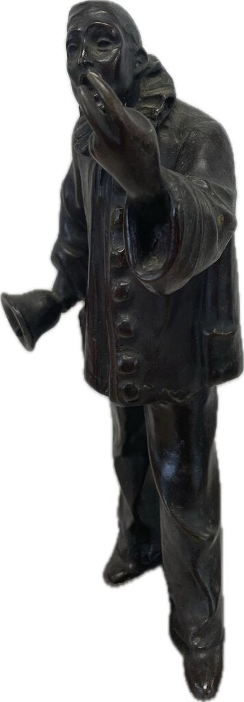 BRONZE PIERROT BELL MAN