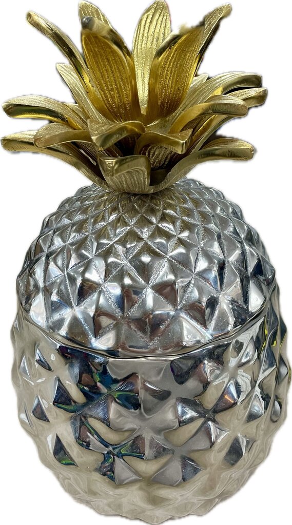 PINEAPPLE ICE BUCKET OR COOKIE JAR 13"