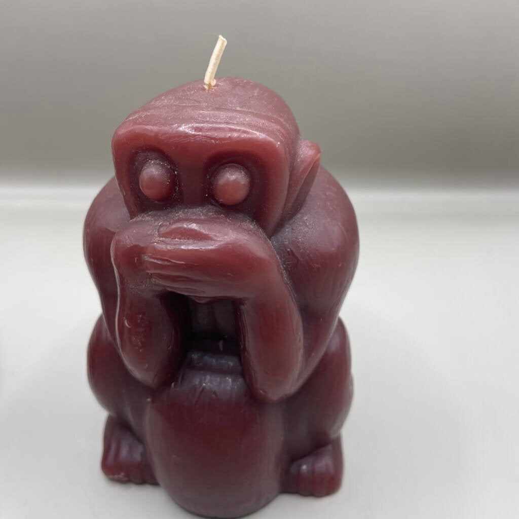 VINTAGE 3 MONKEY CANDLES