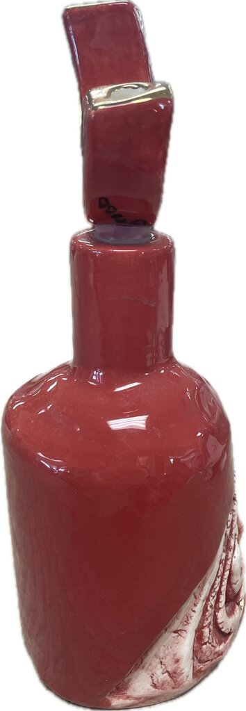 ABSTRACT LIDDED VASE