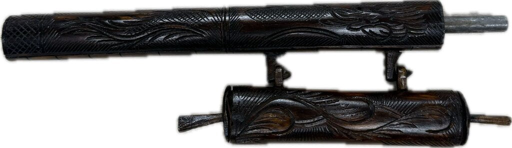 DRAGON CARVED DART BLOWGUN
