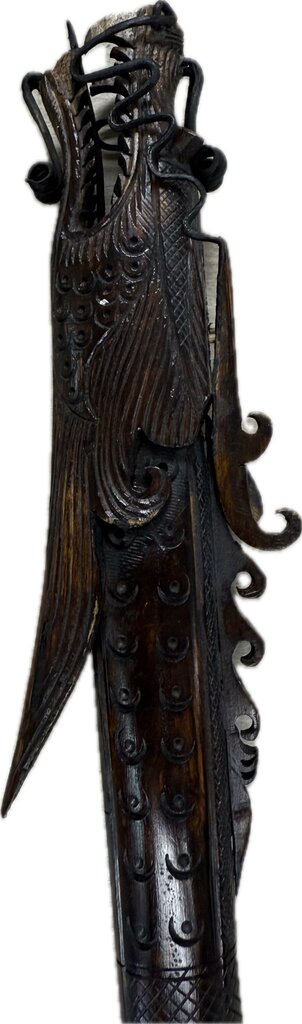 DRAGON CARVED DART BLOWGUN