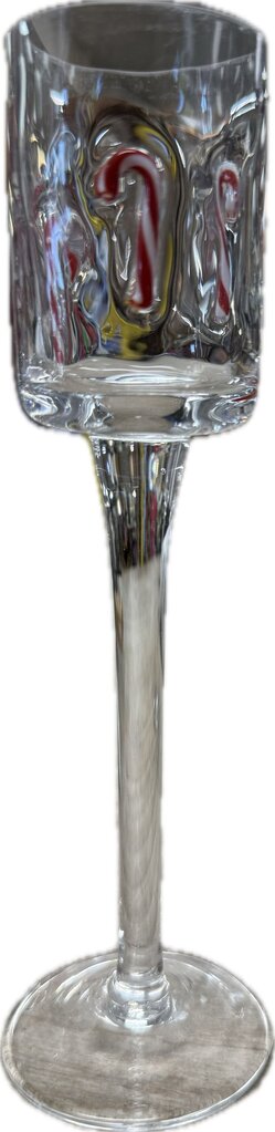 ARTLAND CANDY CANE CORDIAL GLASSES SET OF 4