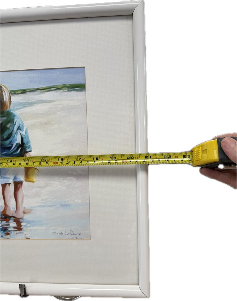 SIGNED JOSEPH LAPIERRE BEACH FRIENDS ART