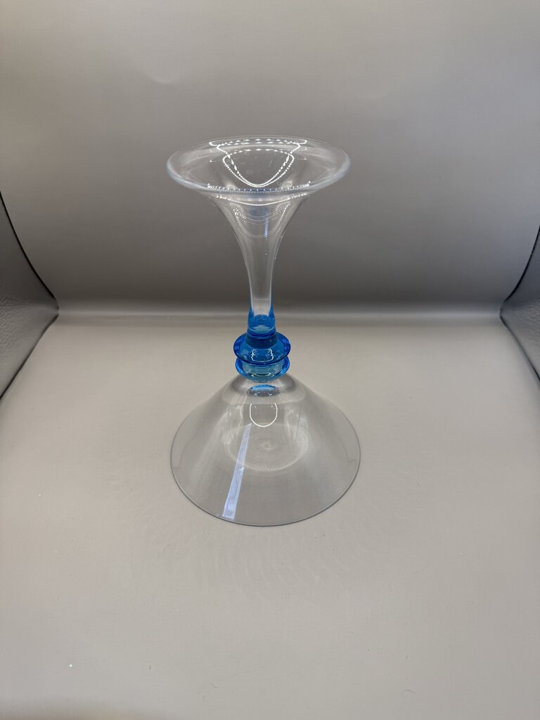 TRUMPET STEM BOMBAY SAPPHIRE MARTINI GLASSES SET OF 5