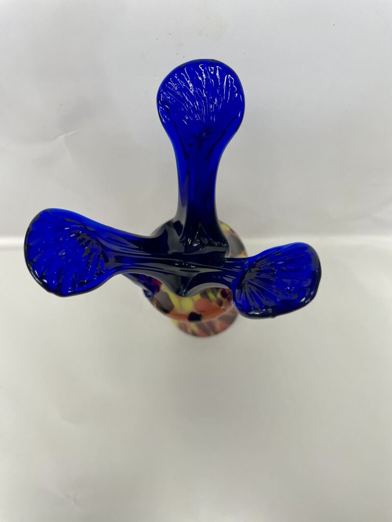 ART DECO WELZ SPATTER VASE (AS IS)
