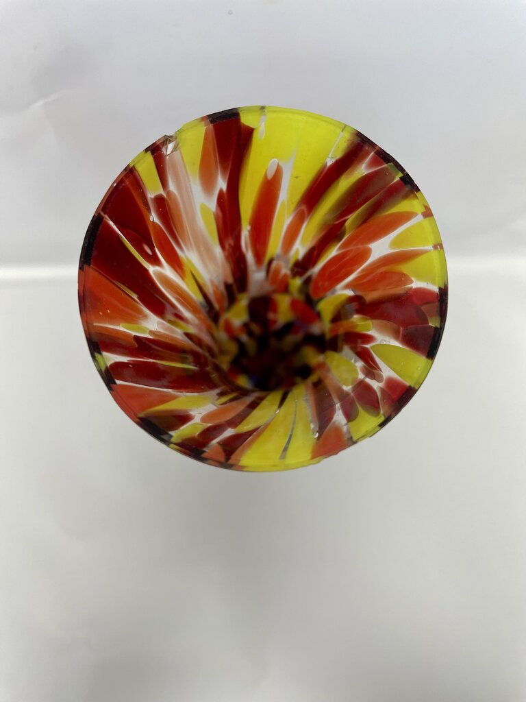 ART DECO WELZ SPATTER VASE (AS IS)