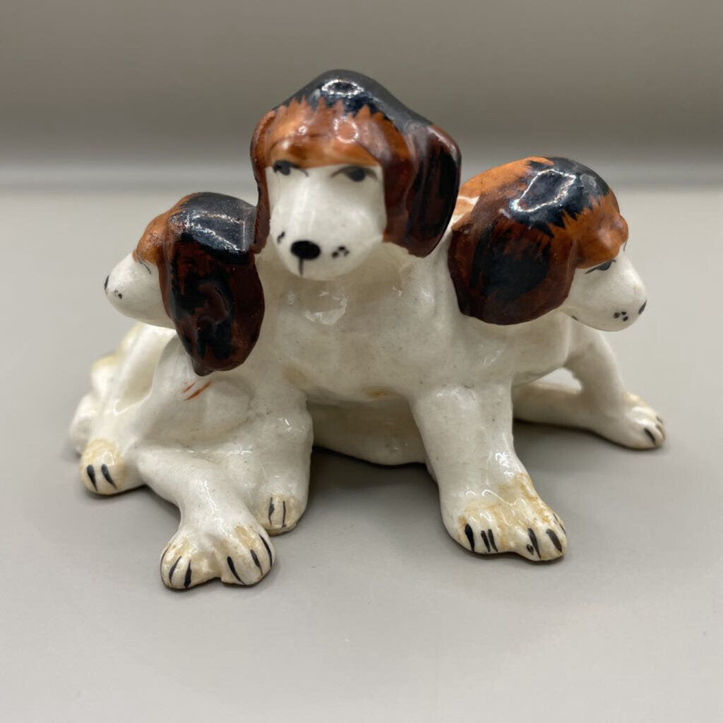 VINTAGE OCCUPIED JAPAN BEAGLE DOG FIGURINE