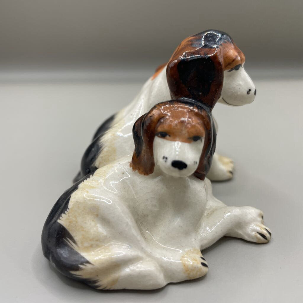 VINTAGE OCCUPIED JAPAN BEAGLE DOG FIGURINE