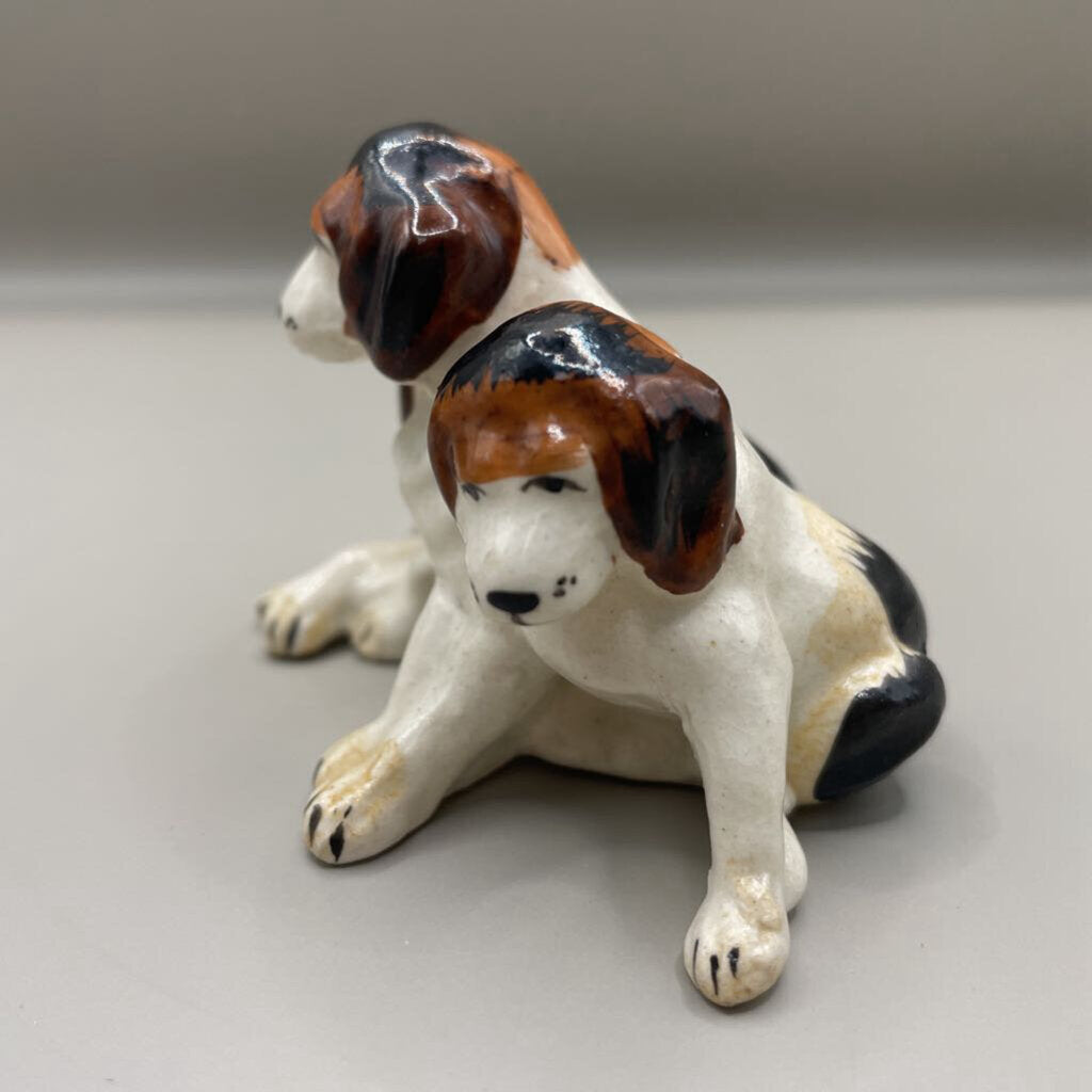 VINTAGE OCCUPIED JAPAN BEAGLE DOG FIGURINE