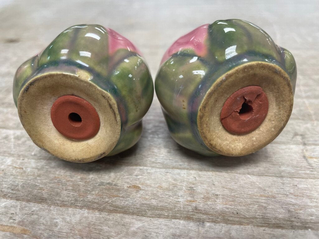 FRANCISCAN ROSE SALT AND PEPPER SHAKERS