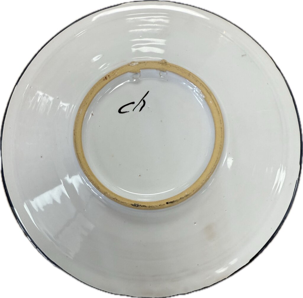 FOLK ART POTTERY PLATE