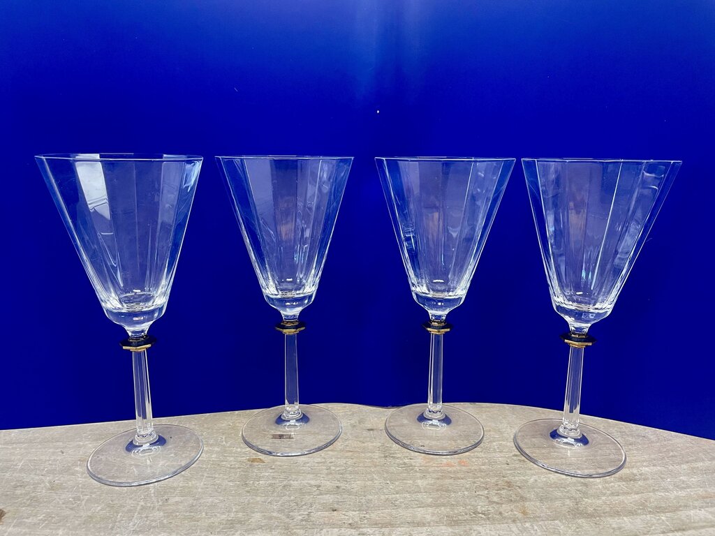 MIKASA ACADEMY WATER GOBLET GLASSES SET OF 4